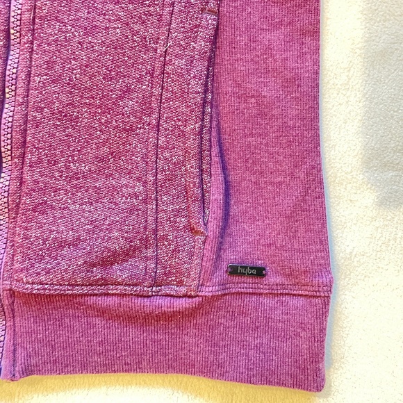 EUC Hyba Side Rib Zip Hoodie in Purple Size XXS - Picture 4 of 5